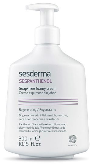 Sespanthenol Crema Espumosa sin Jabón 300 ml